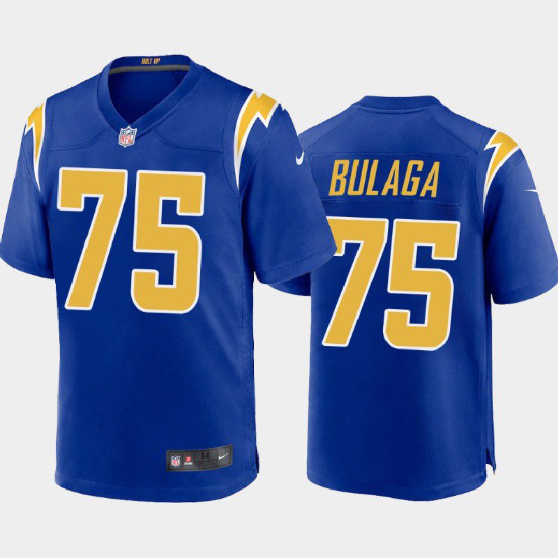 Men Los Angeles Chargers #75 Bryan Bulaga Nike Royal Game NFL Jersey->los angeles chargers->NFL Jersey